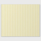 黄エレガント格子 ラッピングペーパー (フラット)