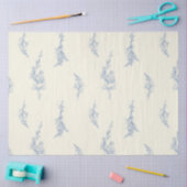 黄エレガント淡い色の色・青鋼植物学 薄葉紙 (クラフト)