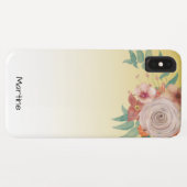 黄エレガント色のバラ Case-Mate iPhoneケース (裏面(横))