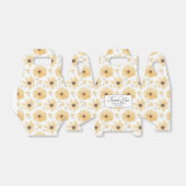 黄エレガント色フローラ フェイバーボックス (折り畳みなし)