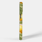 黄エレガント色、パステルピンクと金ゴールドレモンフルーツ Case-Mate iPhoneケース (裏面 / 右)