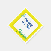 黄カスタマイズ紙 スタンダードカクテルナプキン (角)