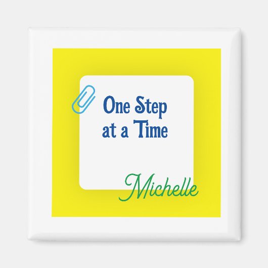 黄カスタマイズ色 マグネット (正面)