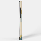 黄カスタム青色分子サムスンフォンケース SAMSUNG GALAXYケース (右側面)