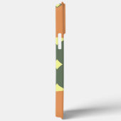 黄カラフル色の美学の80sヴィンテージ抽象芸術 Case-Mate iPhoneケース (裏面 / 右)