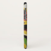 黄カラフル色の黒と赤の抽象芸術 Case-Mate iPhoneケース (裏面/左)