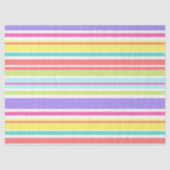 黄カラフル色ストライプ、紫、オレンジ色の夏 薄葉紙 (正面)