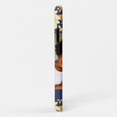 黄ガーリー色の水色フローラ写真名 Case-Mate iPhoneケース (裏面/右)