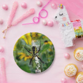 黄クモ ペーパープレート (パーティー)