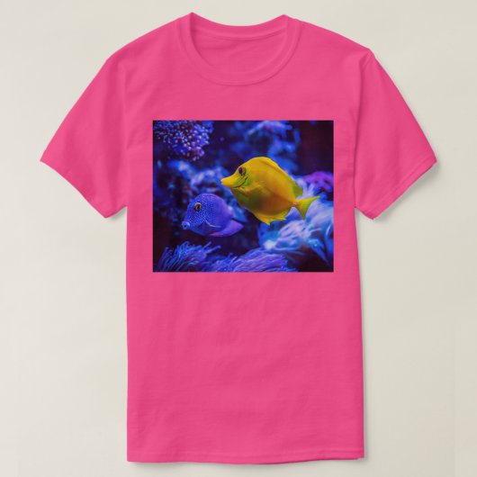 黄クラシック魚Tシャツ Tシャツ (デザイン正面)