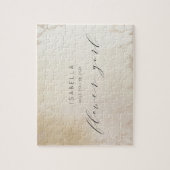 黄グラデーション色金ゴールドつや消し花少女の提案 ジグソーパズル (縦)