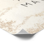 黄グラデーション色金ゴールドフロスト愛は甘い結婚しるし ポスター (角)