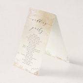 黄グラデーション金ゴールド霜結婚玉式計画 (裏面)