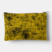 黄グランジ色 アクセサリーポーチ (裏面)