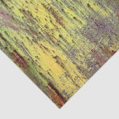 黄グランジ色・マゼンタ錆び付きメタルパターン4 薄葉紙