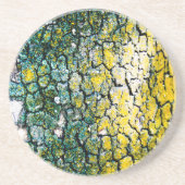 黄グリーン自然 コースター (正面)