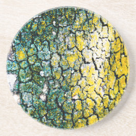 黄グリーン自然 コースター