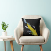 黄コイ日本の水彩魚芸術 クッション (椅子)