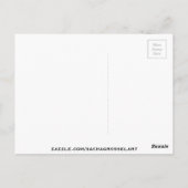 黄コイ日本の鯉の水彩画魚 ポストカード (裏面)