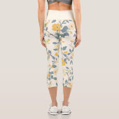 黄コテージフローラ カプリレギンス (裏面)