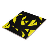 黄コンテンポラリーモダン/黒 タイル (側面)