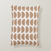 黄コンテンポラリー色抽象芸術幾何学的プリント アクセントクッション (裏面(縦))