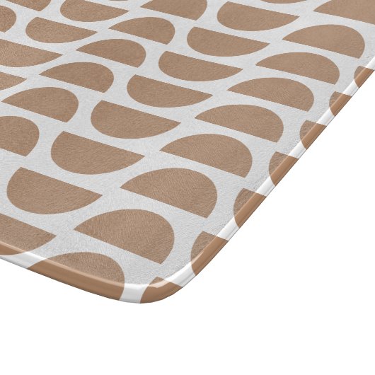 黄コンテンポラリー色抽象芸術幾何学的プリント カッティングボード (角)