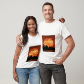 黄サンセットTシャツ Tシャツ (ユニセックス)