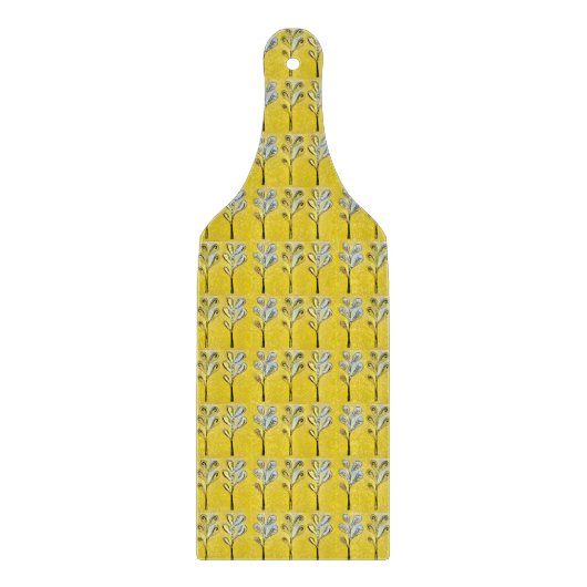 黄シダの裁断板 カッティングボード (正面)