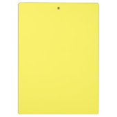 黄シンプル色当局® クリップボード (裏面)