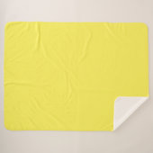 黄シンプル色当局® シェルパブランケット (正面(横))
