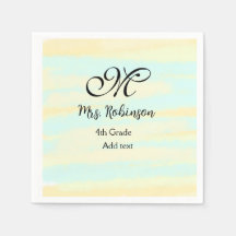 黄シンプル色水彩先生鑑賞法