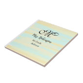 黄シンプル色水彩先生鑑賞法 タイル (側面)