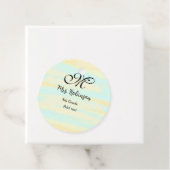 黄シンプル色水彩先生鑑賞法 フェイバータグ (インサイチュ)