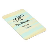 黄シンプル色水彩先生鑑賞法 マグネット (右側)