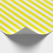 黄ストライプの色 ラッピングペーパー (角)