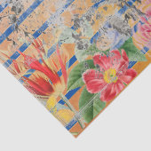 黄ストライプ及び日本の鳥ティッシュペーパー 薄葉紙 (詳細)