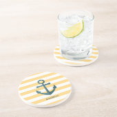 黄ストライプ色いかり コースター (側面)