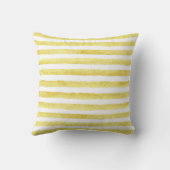 黄ストライプ色ウォーター航海の枕いかり クッション (裏面)