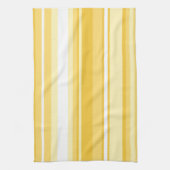 黄ストライプ色 キッチンタオル (縦)