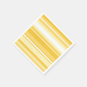 黄ストライプ色 スタンダードカクテルナプキン (角)