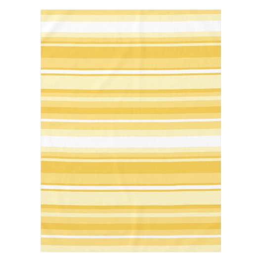 黄ストライプ色 テーブルクロス (正面)