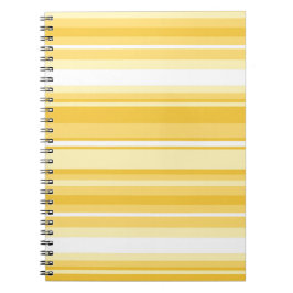 黄ストライプ色 ノートブック