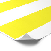 黄ストライプ色 ポスター (角)