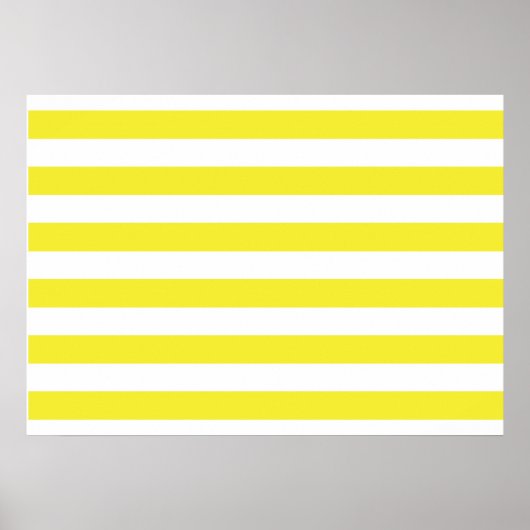 黄ストライプ色 ポスター (正面)