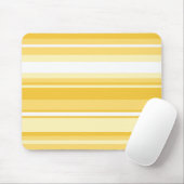 黄ストライプ色 マウスパッド (マウス)