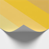 黄ストライプ色 ラッピングペーパー (角)