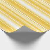 黄ストライプ色 ラッピングペーパー (角)