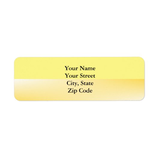 黄ストライプ色 ラベル (正面)