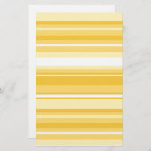 黄ストライプ色 便箋 (正面/裏面)